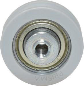Obere  Laufrollen D.44 mit rundem Profil